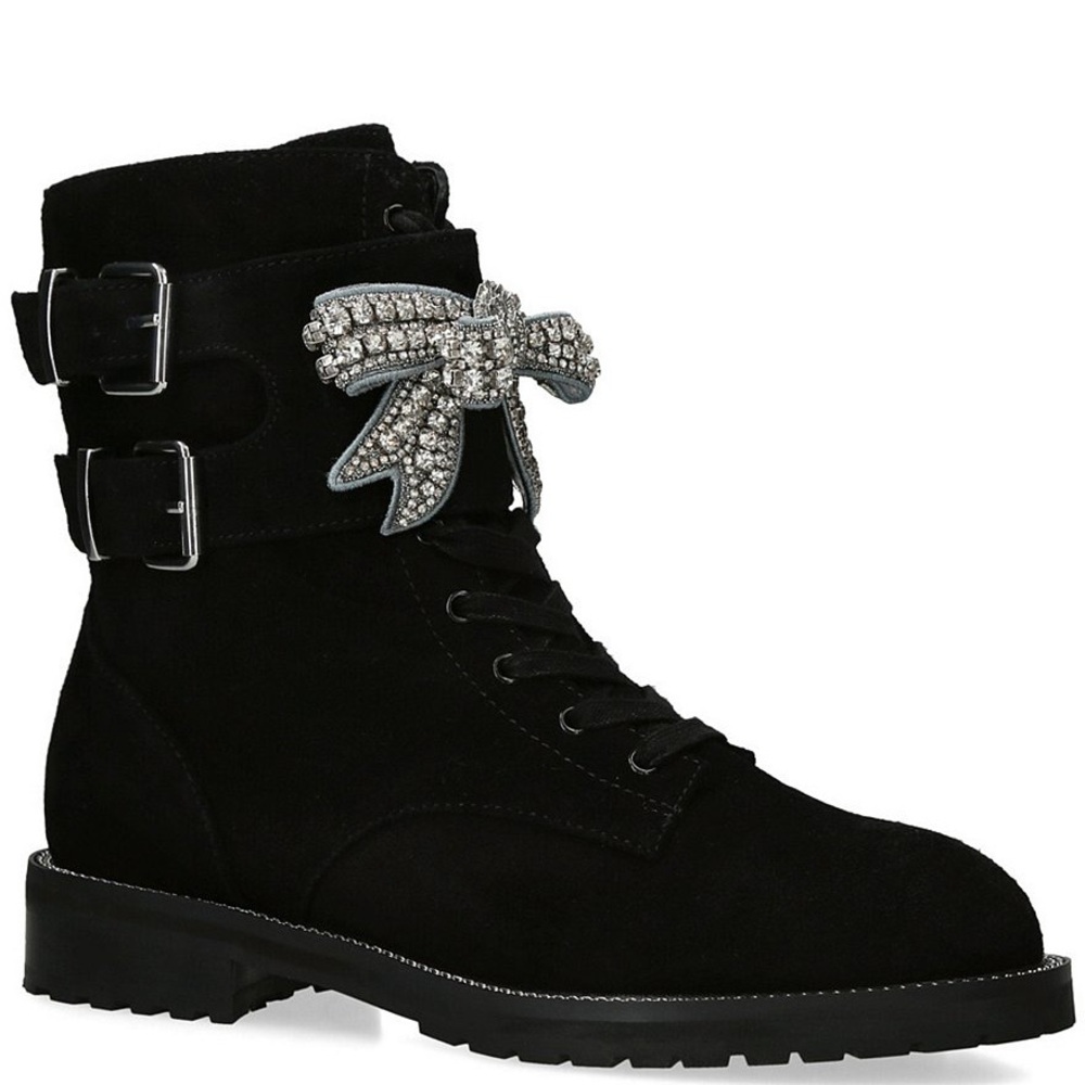 NWOB $258 Kurt Geiger Sutton Suede Bootie - Picture 7 of 12
